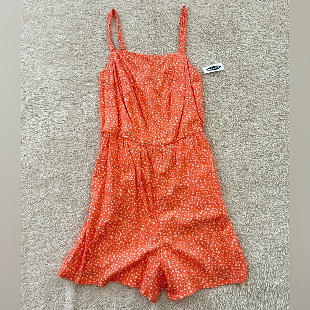 NWT Old Navy Adjustable Strap Floral Romper